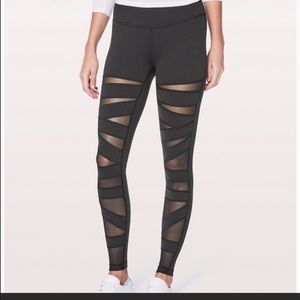 Lululemon Wunder Under Black - Mesh Front
